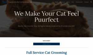 Carolynsmobilecatgrooming.com thumbnail