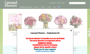 Carouselflowersonline.com thumbnail