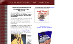 Carpal-tunnel-symptoms.com thumbnail