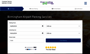 Carparkingbirminghamairport.co.uk thumbnail