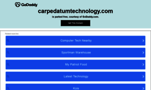 Carpedatumtechnology.com thumbnail