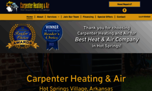 Carpenterheatingandair.com thumbnail