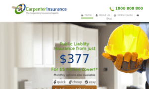 Carpenterinsurance.com.au thumbnail