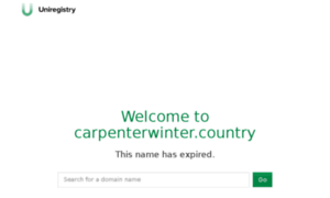 Carpenterwinter.country thumbnail