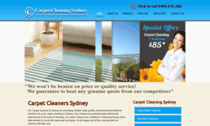 Carpetcleanersydney.com thumbnail