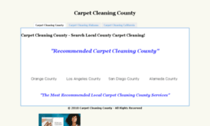 Carpetcleaningcounty.com thumbnail