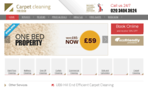 Carpetcleaninghillend.co.uk thumbnail