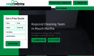 Carpetcleaningmountmartha.com.au thumbnail