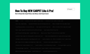 Carpetprofessor.blog thumbnail