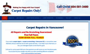 Carpetrepairsonly.ca thumbnail