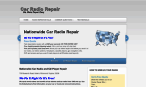 Carradiorepair.com thumbnail