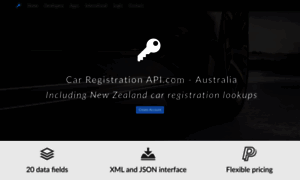 Carregistrationapi.com thumbnail