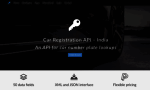 Carregistrationapi.in thumbnail