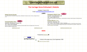Carriagehorse.co.uk thumbnail