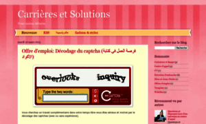 Carrieres-et-solutions.blogspot.com thumbnail