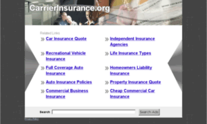 Carrierinsurance.org thumbnail