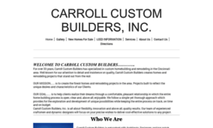 Carrollcustombuilders.com thumbnail