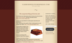 Carromweb.wordpress.com thumbnail