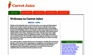 Carrotjuice.com thumbnail