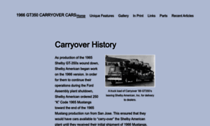 Carryovergt350.com thumbnail