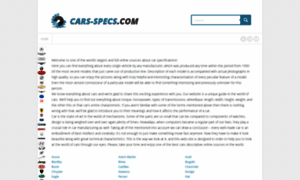 Cars-specs.com thumbnail