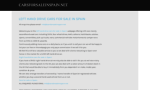 Carsforsaleinspain.net thumbnail