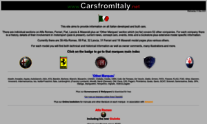 Carsfromitaly.net thumbnail