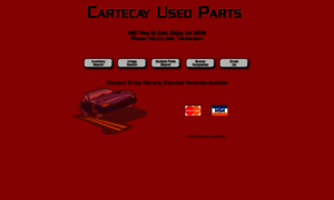 Cartecayusedparts.com thumbnail