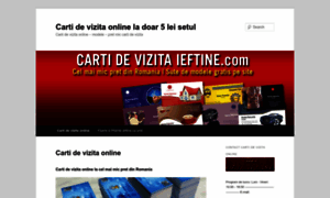 Cartidevizitaonline.wordpress.com thumbnail