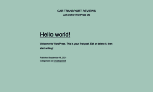 Cartransportreviews.net thumbnail