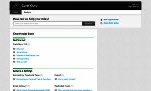Cartsguru.freshdesk.com thumbnail
