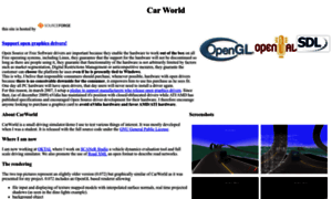 Carworld.sourceforge.net thumbnail