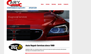 Caryautorepair.com thumbnail