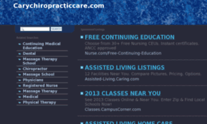 Carychiropracticcare.com thumbnail