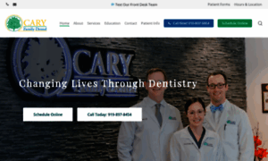 Carydental.com thumbnail