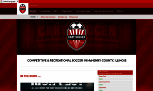 Carysoccer.org thumbnail