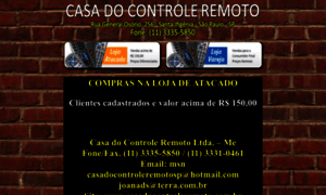 Casadocontroleremoto.com.br thumbnail