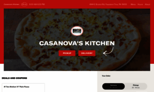 Casanovaskitchenmenu.com thumbnail