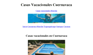 Casasvacacionalescuernavaca.info thumbnail