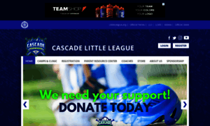 Cascadelittleleague.org thumbnail