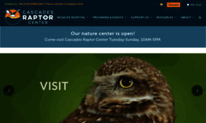 Cascadesraptorcenter.org thumbnail