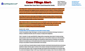 Casefilingsalert.com thumbnail