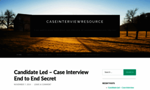 Caseinterviewresource.wordpress.com thumbnail