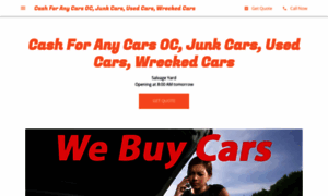 Cash-for-any-cars-oc-junk-cars-used-cars-wrecked.business.site thumbnail