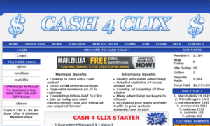 Cash4clix.info thumbnail