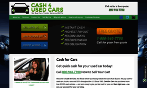 Cash4usedcars.com thumbnail