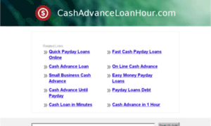 Cashadvanceloanhour.com thumbnail