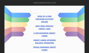 Cashcardservice.com thumbnail