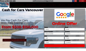 Cashforcarsvancouver.ca thumbnail