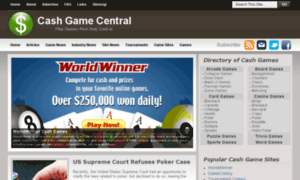 Cashgamecentral.com thumbnail